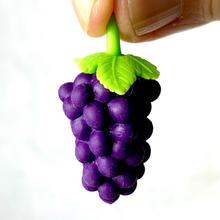 Purple grape eraser attached to a green leaf stem for BC Mini 38371
