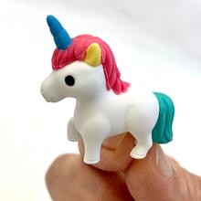 Colorful unicorn and pegasus eraser set on a hand for BC Mini 38293