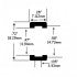 Tire tread dimensions for slot car wheels, showing width and spacing measurements