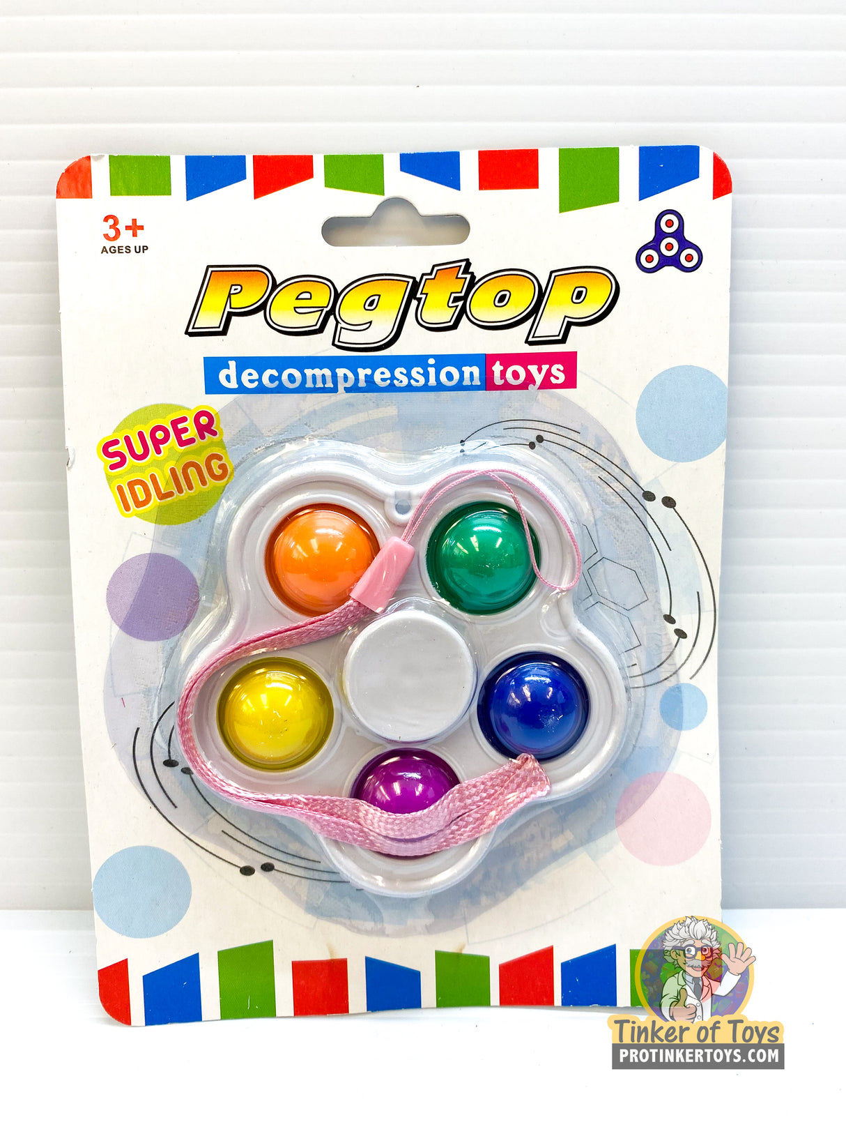 Colorful 5-finger decompression toy set for fidget play for BVP 88715