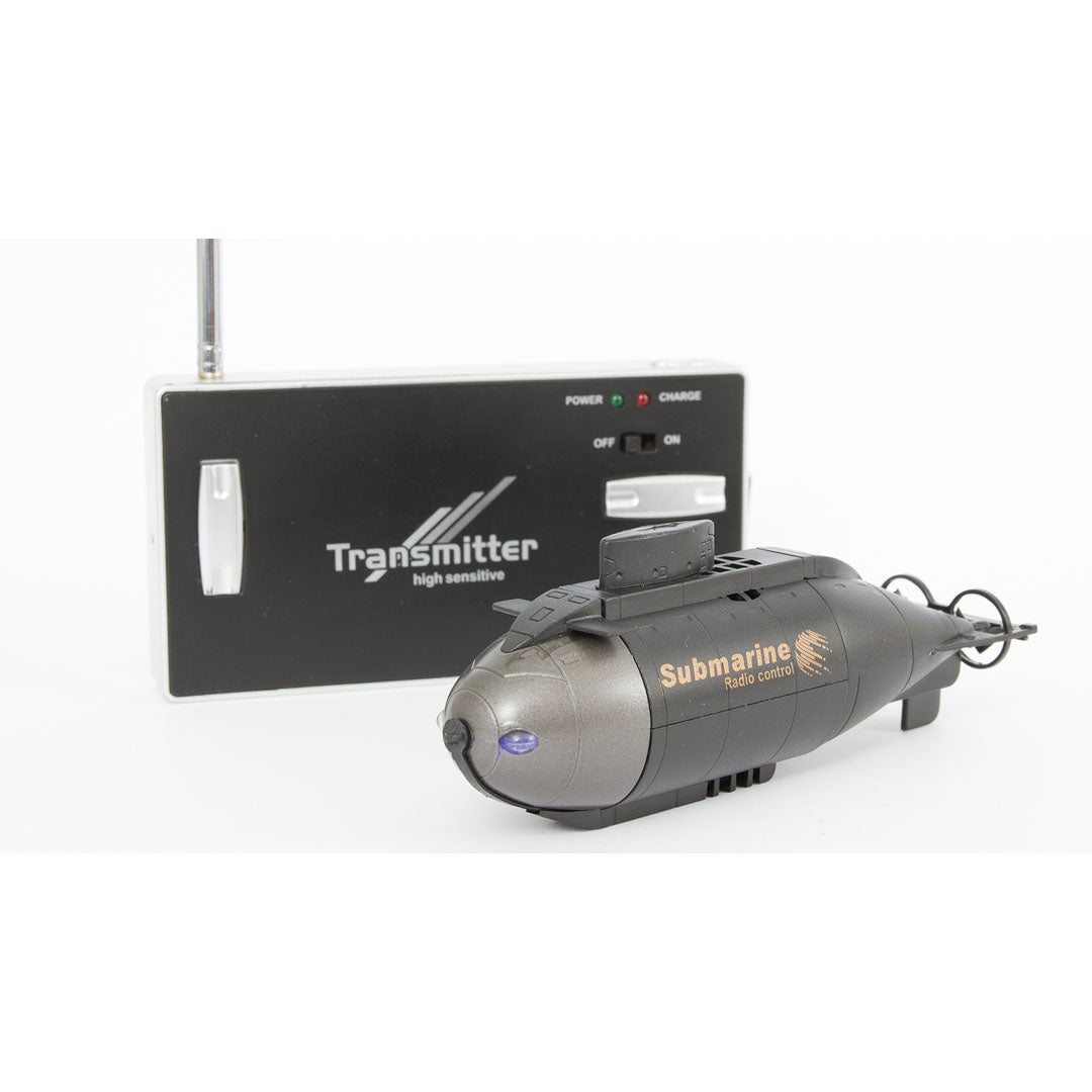 RC 3-CHANNEL MINI SUBMARINE | 500816 | Invento-Imex-Gray-ProTinkerToys