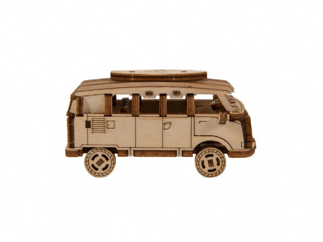 Wooden model of a retro ride vehicle for Wooden City 502380