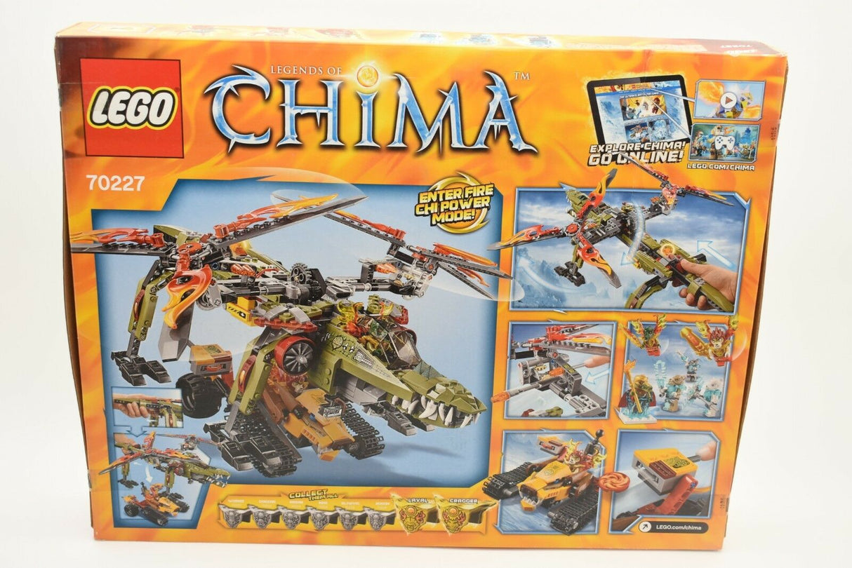 LEGO Legends of Chima building kit box art featuring a large, detailed mechanical figure