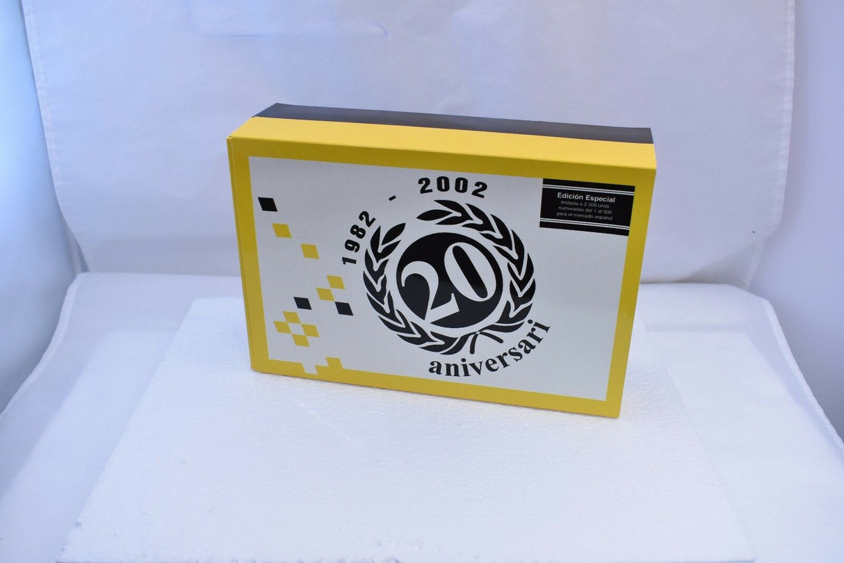 Yellow box commemorating the 20th anniversary of the Cric Crac Corvette C5R for Fly Car E123