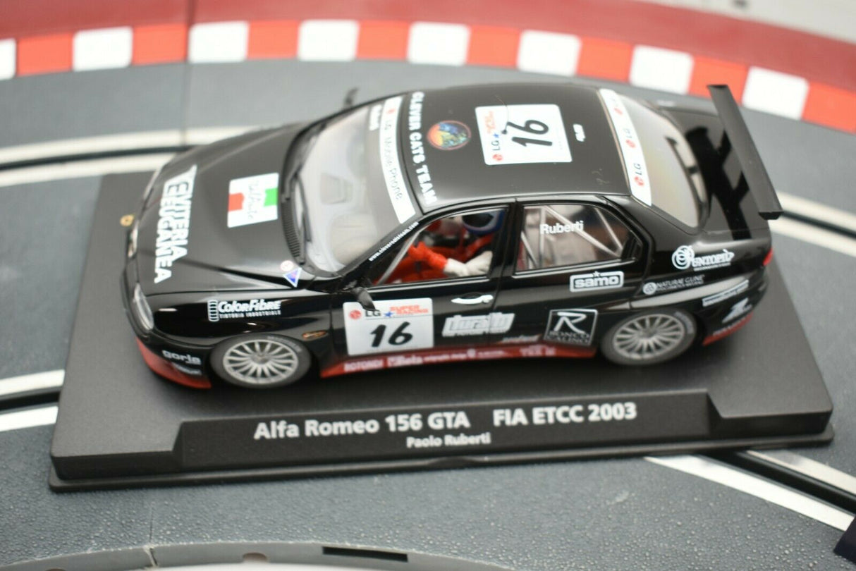 Scale model of a 2003 Alfa Romeo 156 GTA race car for Fly Car 99015