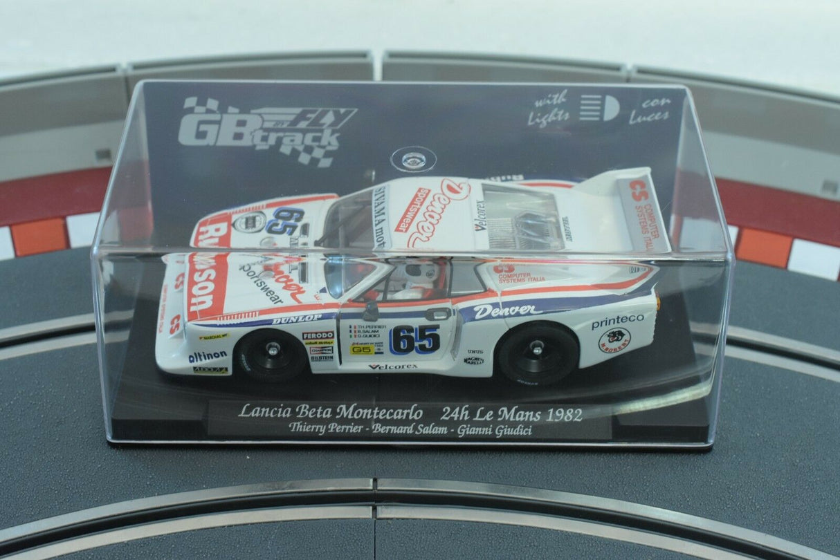 Slot car of 1982 Lancia Beta Montecarlo race car for Fly Car 07501