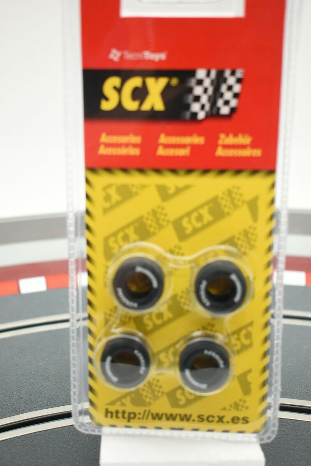Tire set for RC car, size O19.5X 11.7MM for SCX 88130