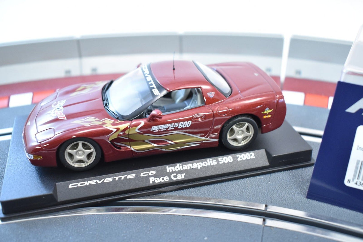 Red Corvette C5 race car model from the 2002 Indianapolis 500 for Fly Car 88068