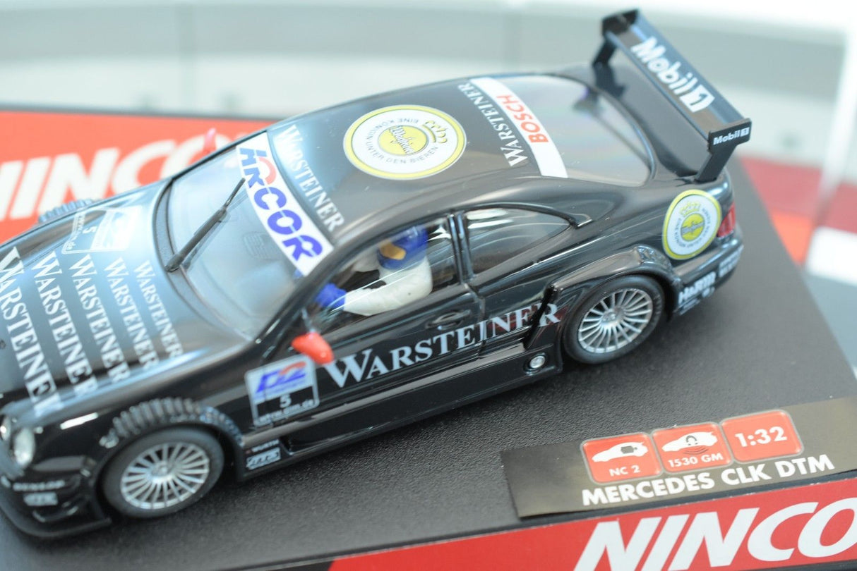 Black Mercedes race car model with "Warsteiner" sponsorship decals for ZZ Expired Kim Collection 50253, front view