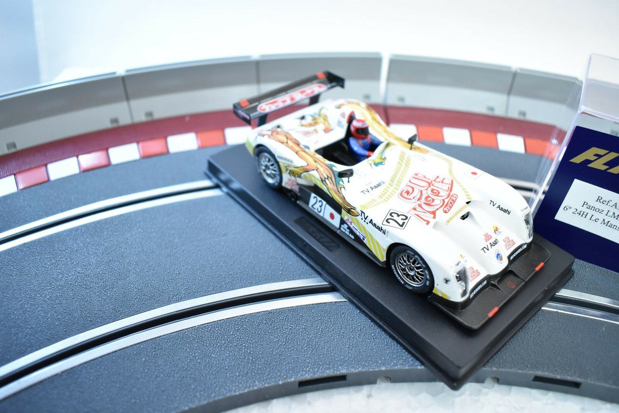 Race car model on track base, representing a 24H Le Mans race car for Fly Car A99