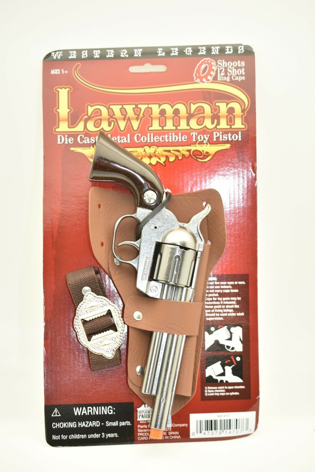 Toy pistol and holster set for children for Parris Toys 4707C