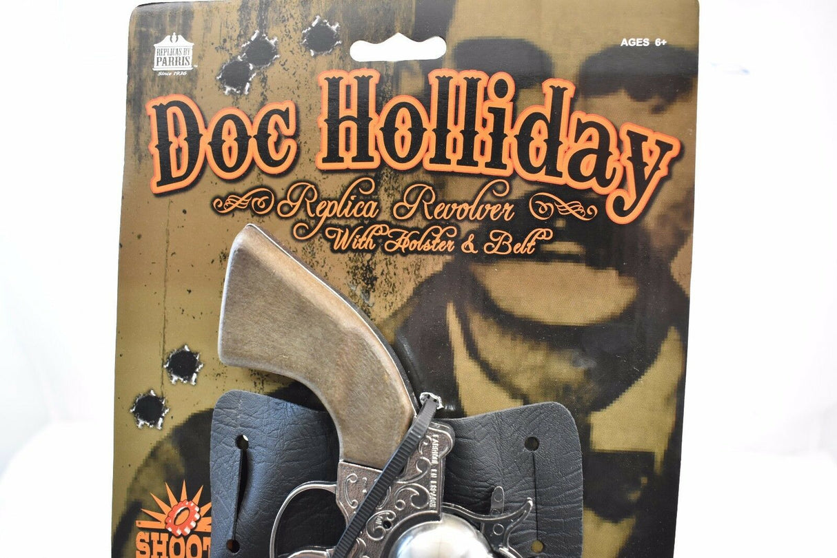 Toy set featuring a Doc Holliday replica revolver and holster for Parris Toys 4619