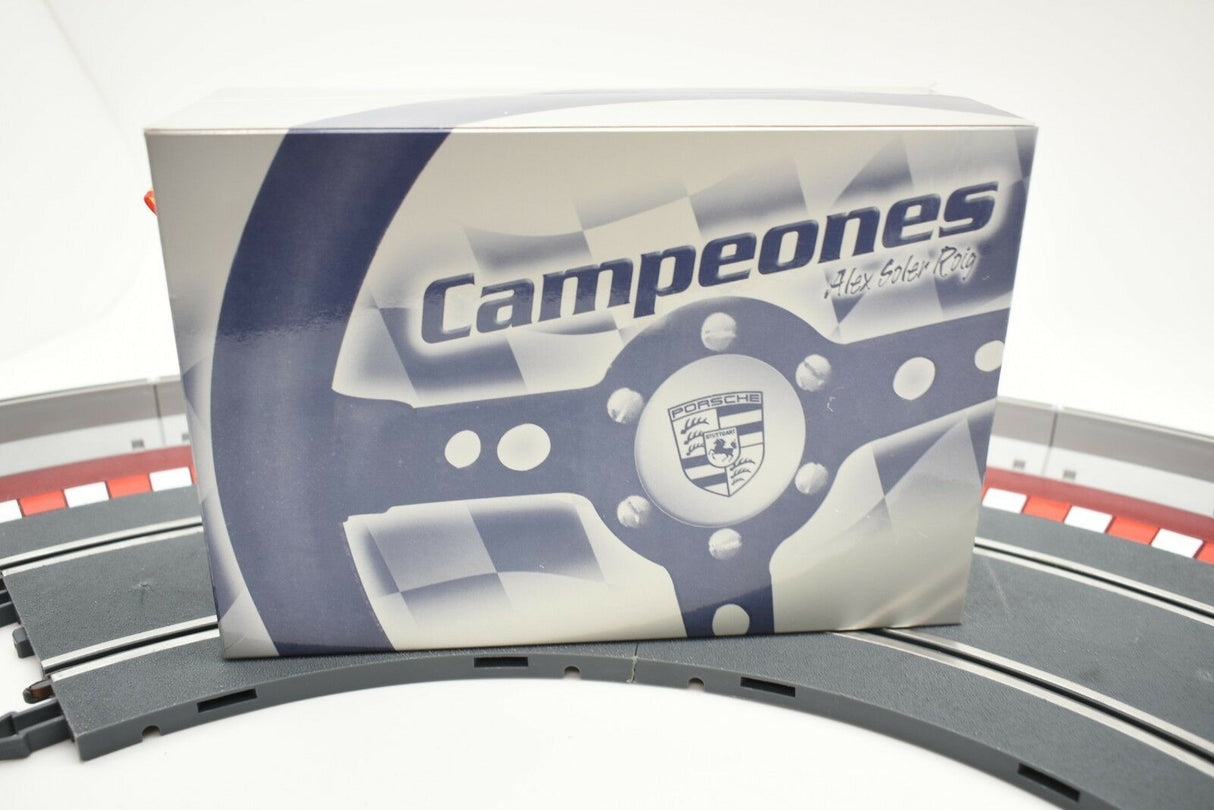 Box packaging for a Porsche 917k model, featuring racing graphics for GB Track W02