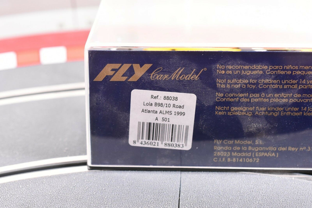 Model car box for Lola B98/10 Road Atlanta ALMS 1999 for Fly Car 88038
