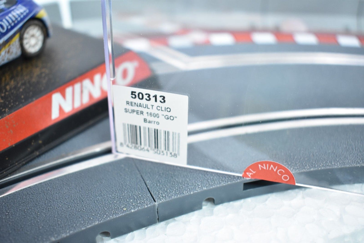Race track section with Ninco label for Renault Clio Super 1600 "Go" Barro for 50313