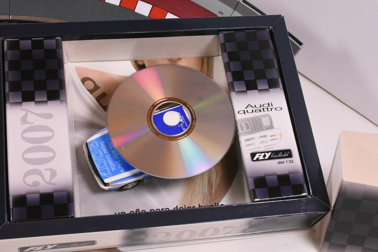 CD and brochure for Audi Quattro model catalog from 2007 for Fly Car 99016