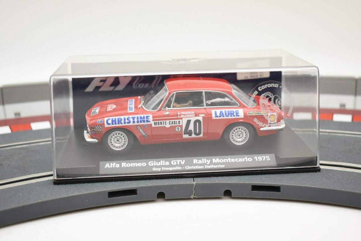 Red Alfa Romeo Giulia GTV rally car from Monte Carlo 1975 for z Fly Cars Expired 88130