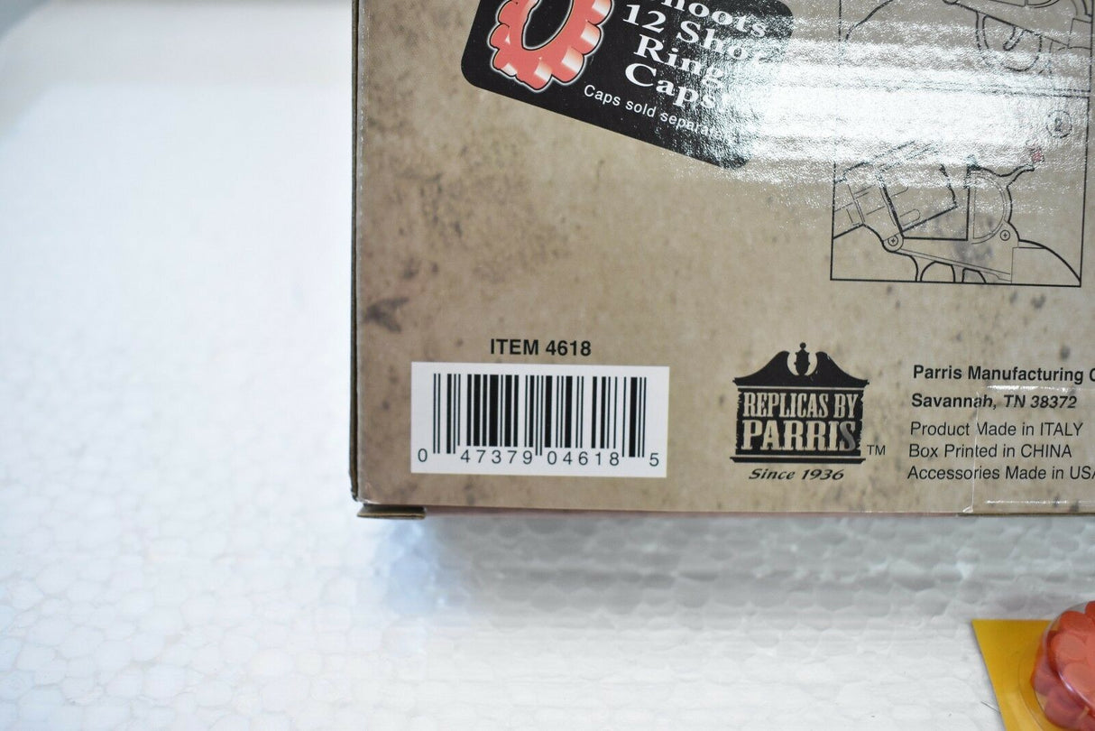 Product box showing item number and manufacturer details for Parris Toys 4618