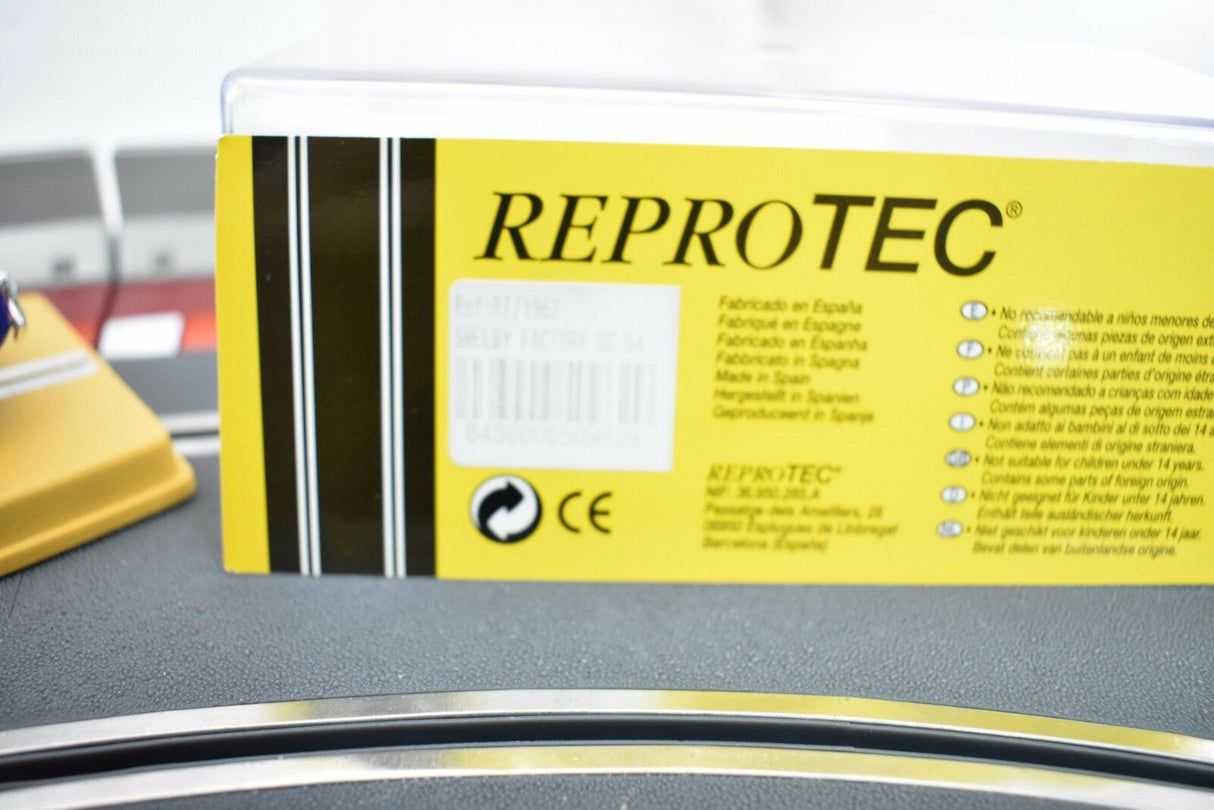 Product label showing "REPROTEC" with multilingual origin information for RT/1962