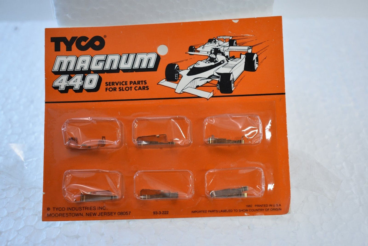Assortment of small metal and plastic parts for slot car repair for Tyco 6550