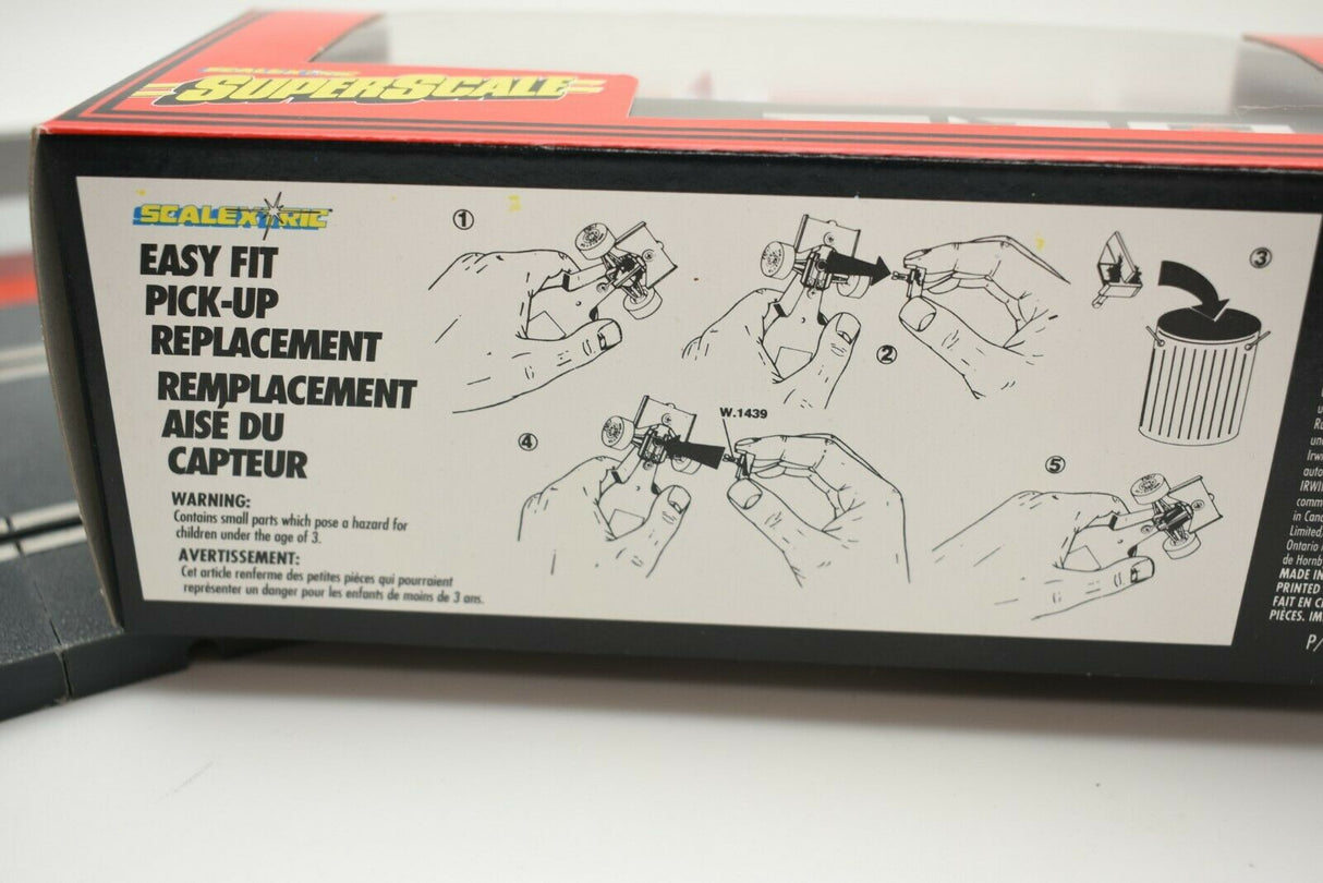 Diagram showing easy-fit replacement parts for a model car for Scalextric K.309