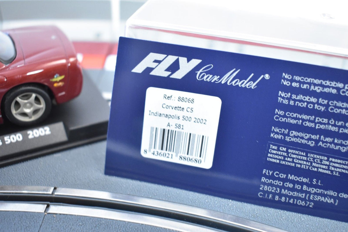Slot car of a 2002 Corvette C5 race car for Fly Car 88068