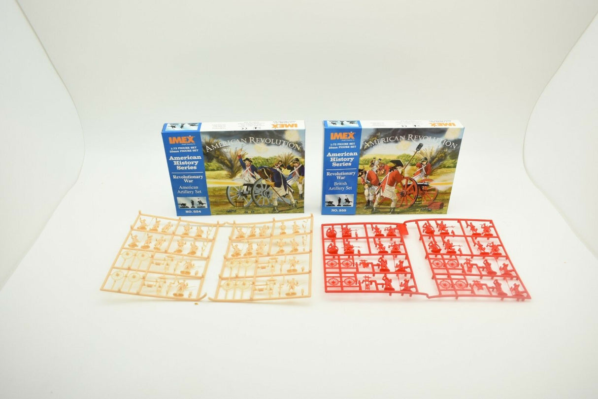Miniature wargaming terrain and figures for Revolutionary War battles for IMEX 554 - 555