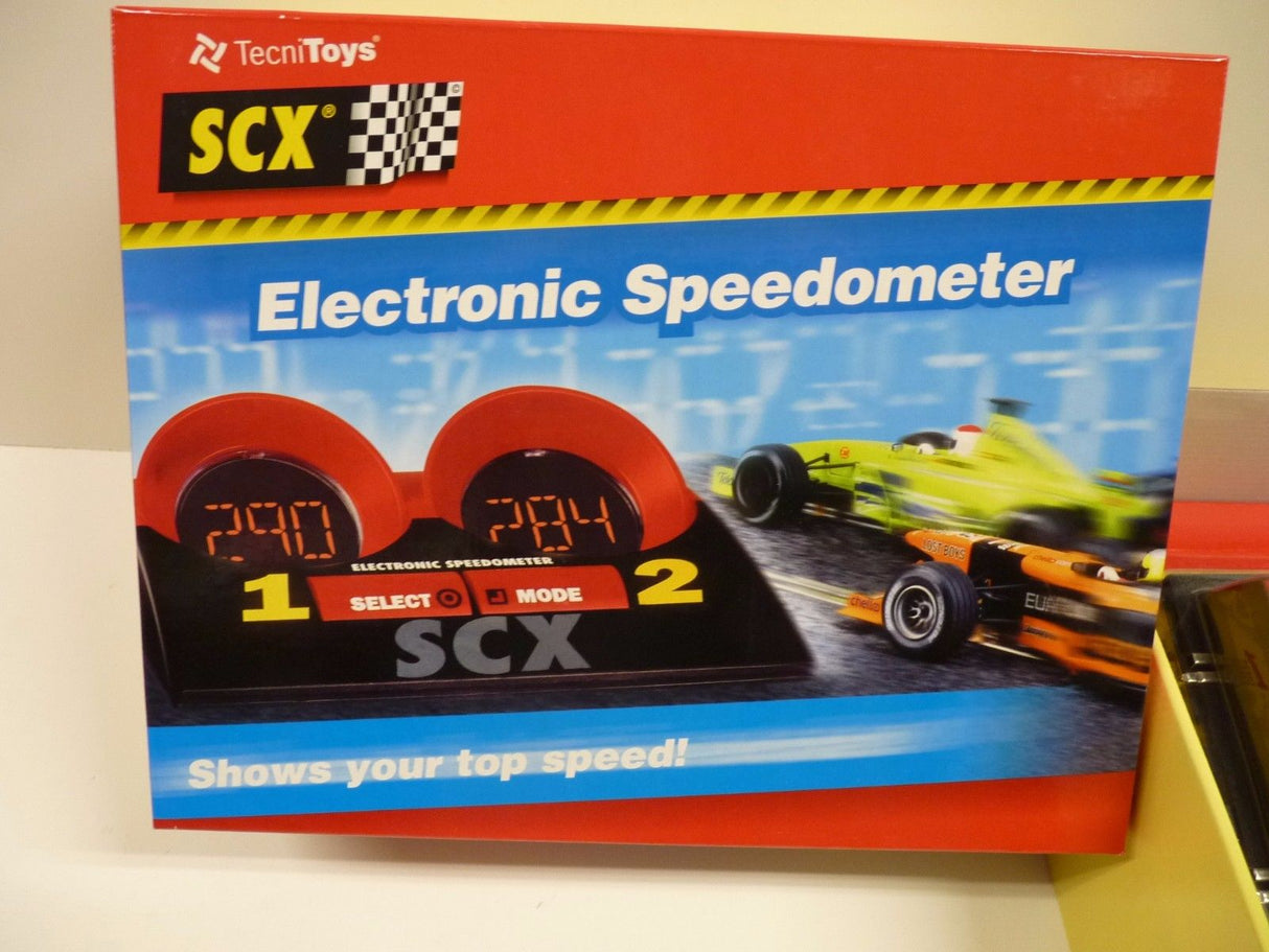 Speedometer display showing top speed for remote-controlled cars for SCX 302618251249