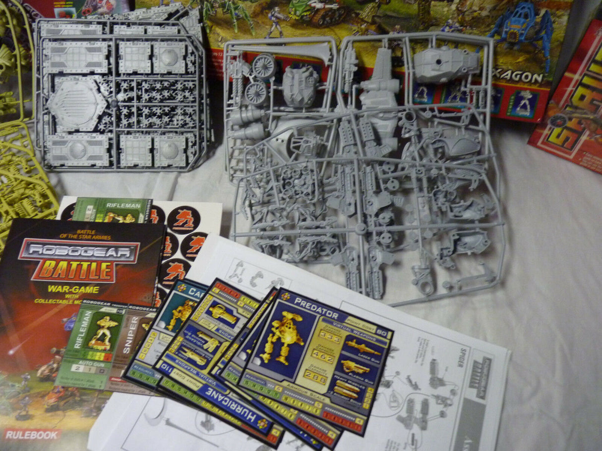 Sci-fi wargame components: modular terrain and unit bases for IMEX 6002-6009