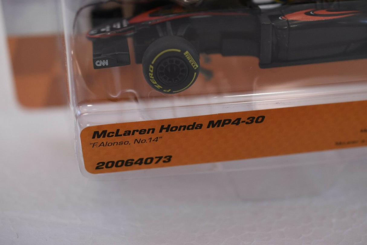 Race car model: McLaren Honda MP4-30, "F. Alonso, No.14" for Carrera Go 20064073