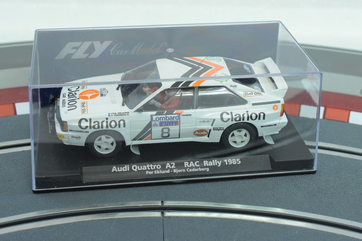 Slot car of 1985 Audi Quattro A2 rally car for Fly Car 88285