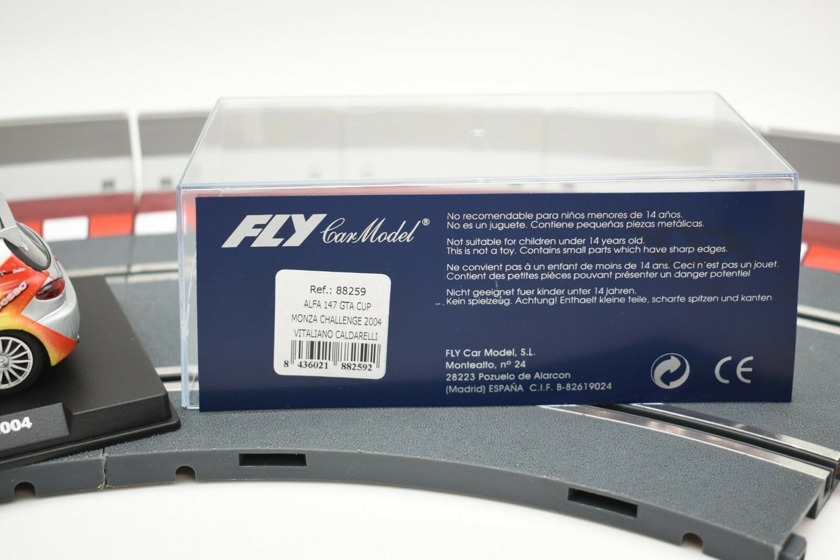Model car box for Alfa 147 GTA CUP Monza Challenge 2004 for Fly Car 88259