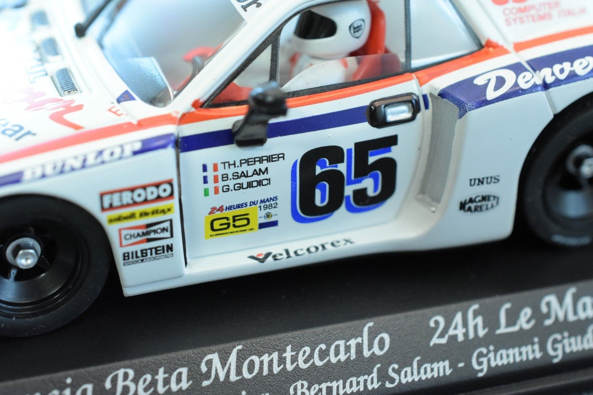 Race car model, Lancia Beta Montecarlo, number 65, 1982 for Fly Car 07501