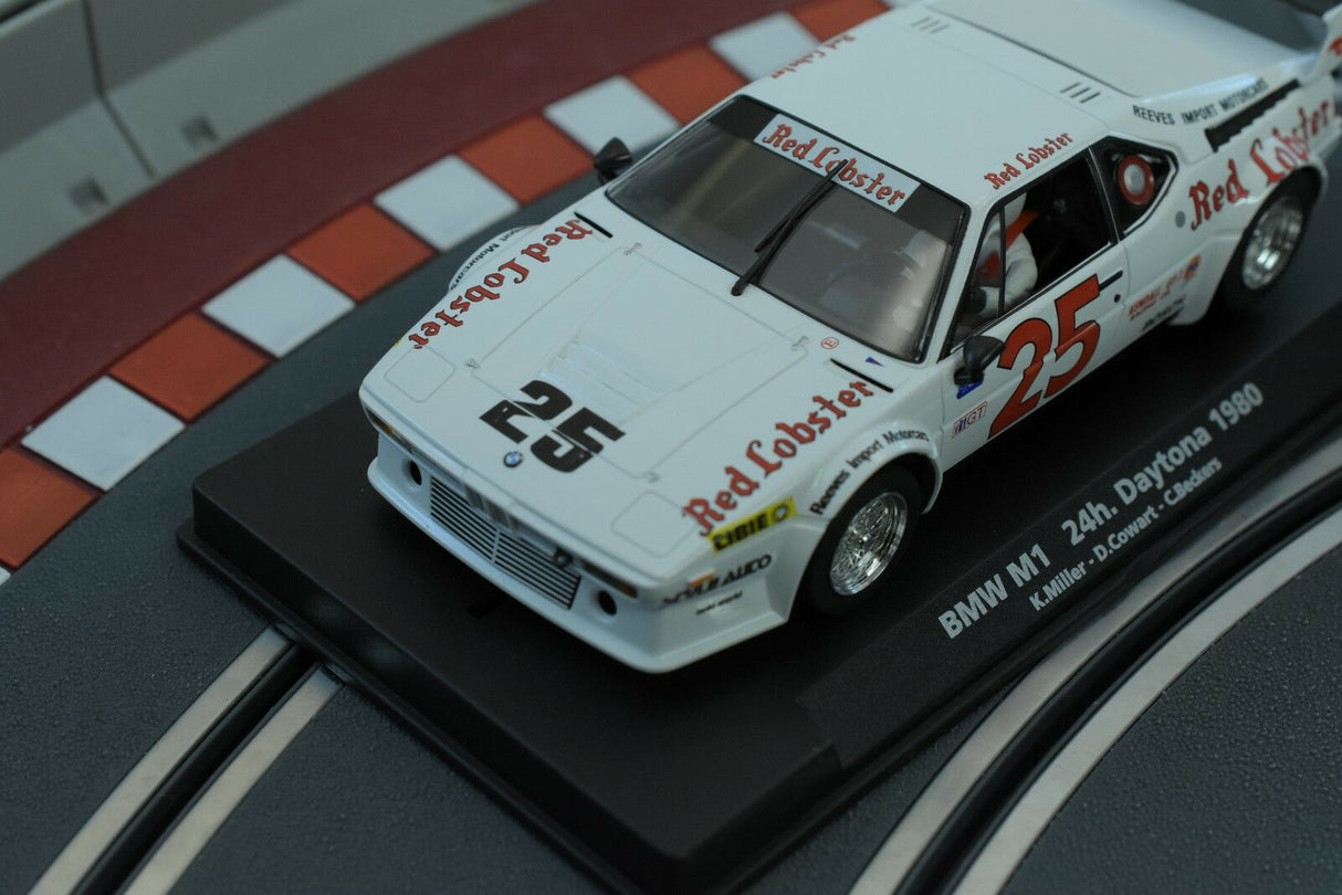 White BMW M1 race car replica from the 1980 Daytona race for Fly Car 88315