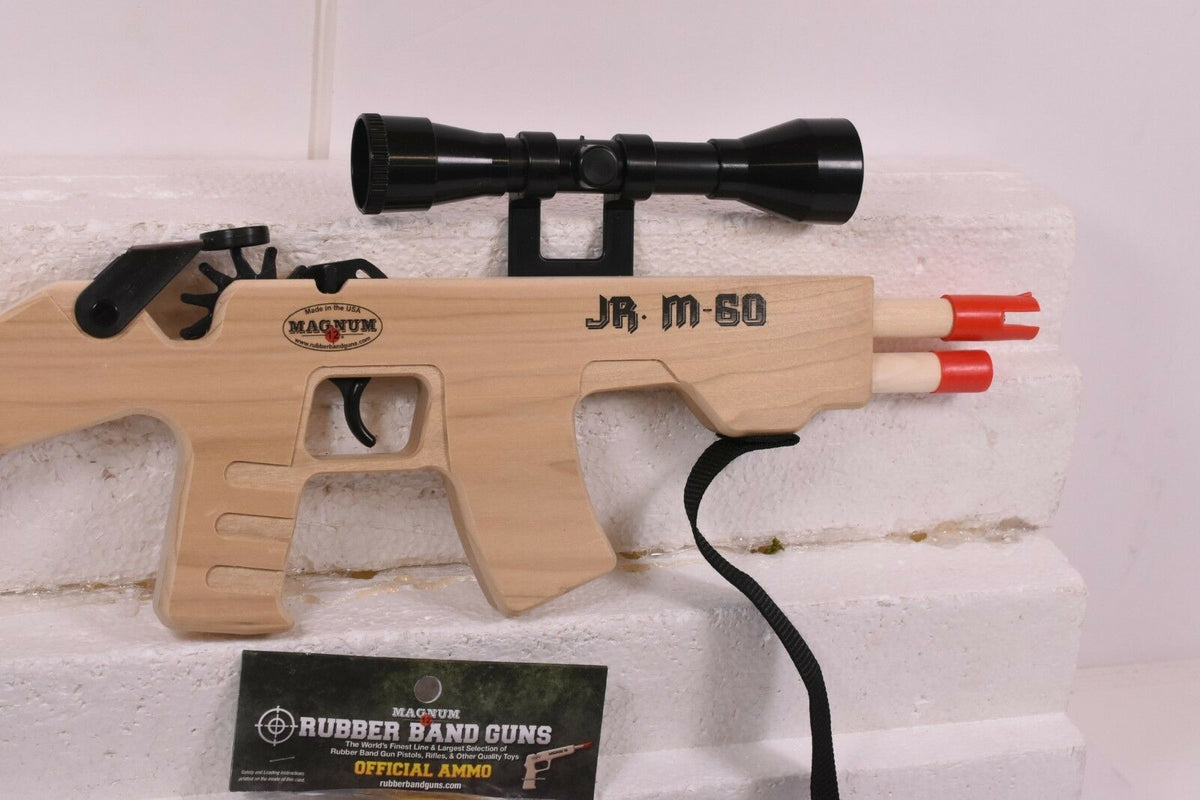 Jr. M60Machine Gun Combat Rifle w/ Scope & Sling + Ammo GL2JRM60SS