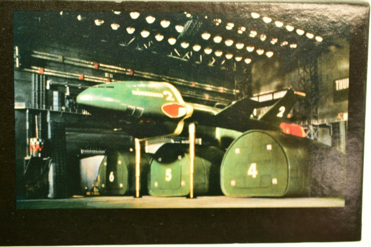 Green aircraft and containers in a hangar setting, 1/350 scale model for Aoshima 1207