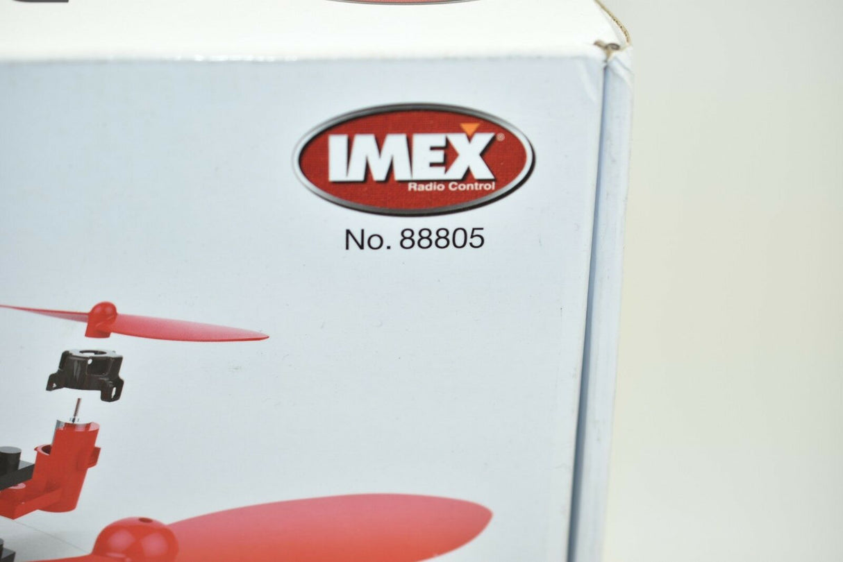 Quadcopter box showing IMEX logo and model number 88805