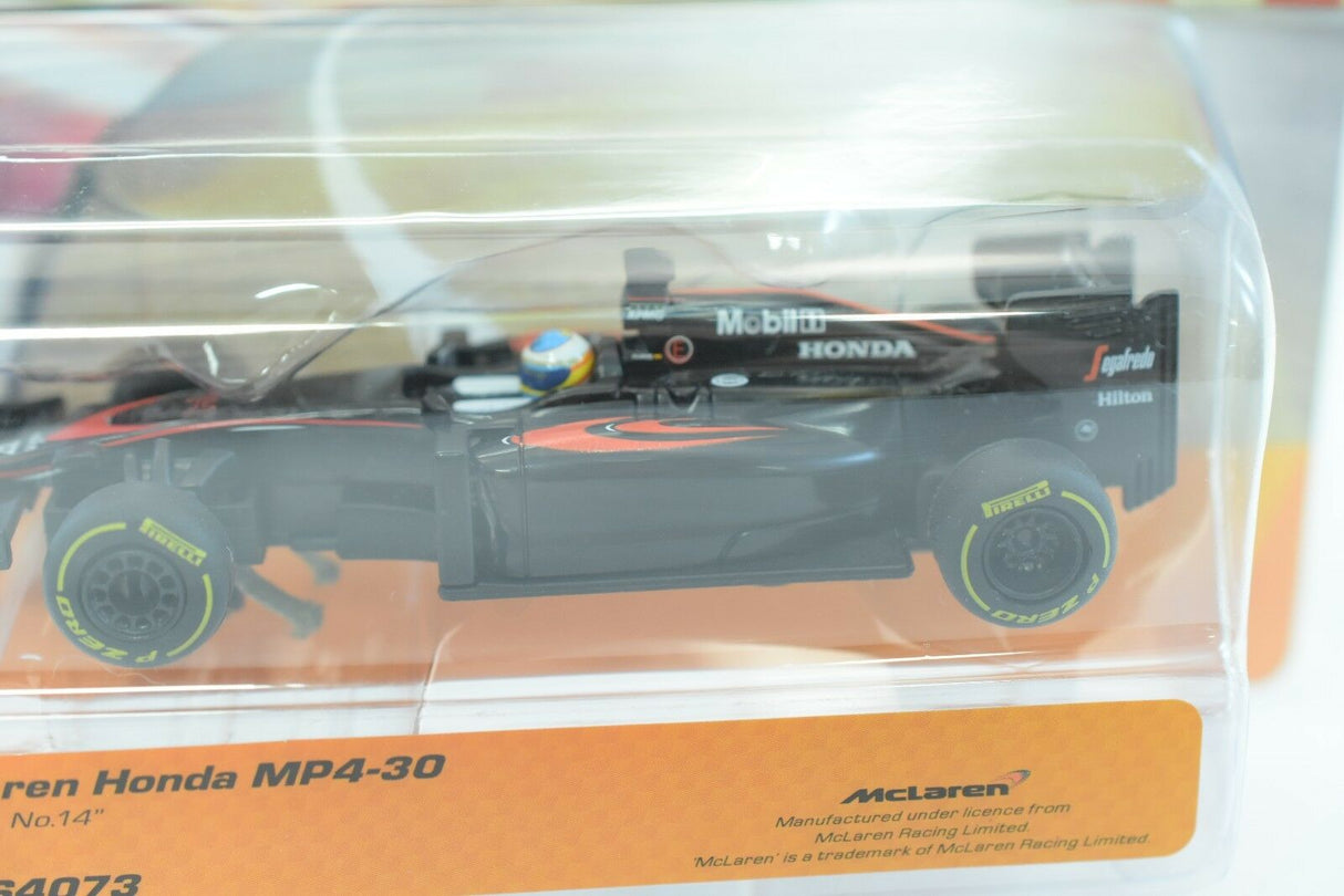 Model race car, McLaren Honda MP4-30, displayed in clear plastic packaging for Carrera Go 20064073