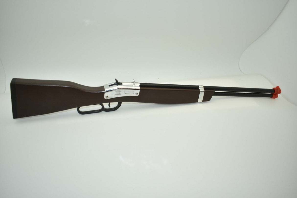 Brown replica saddle gun with die-cast barrel and trigger for 2700