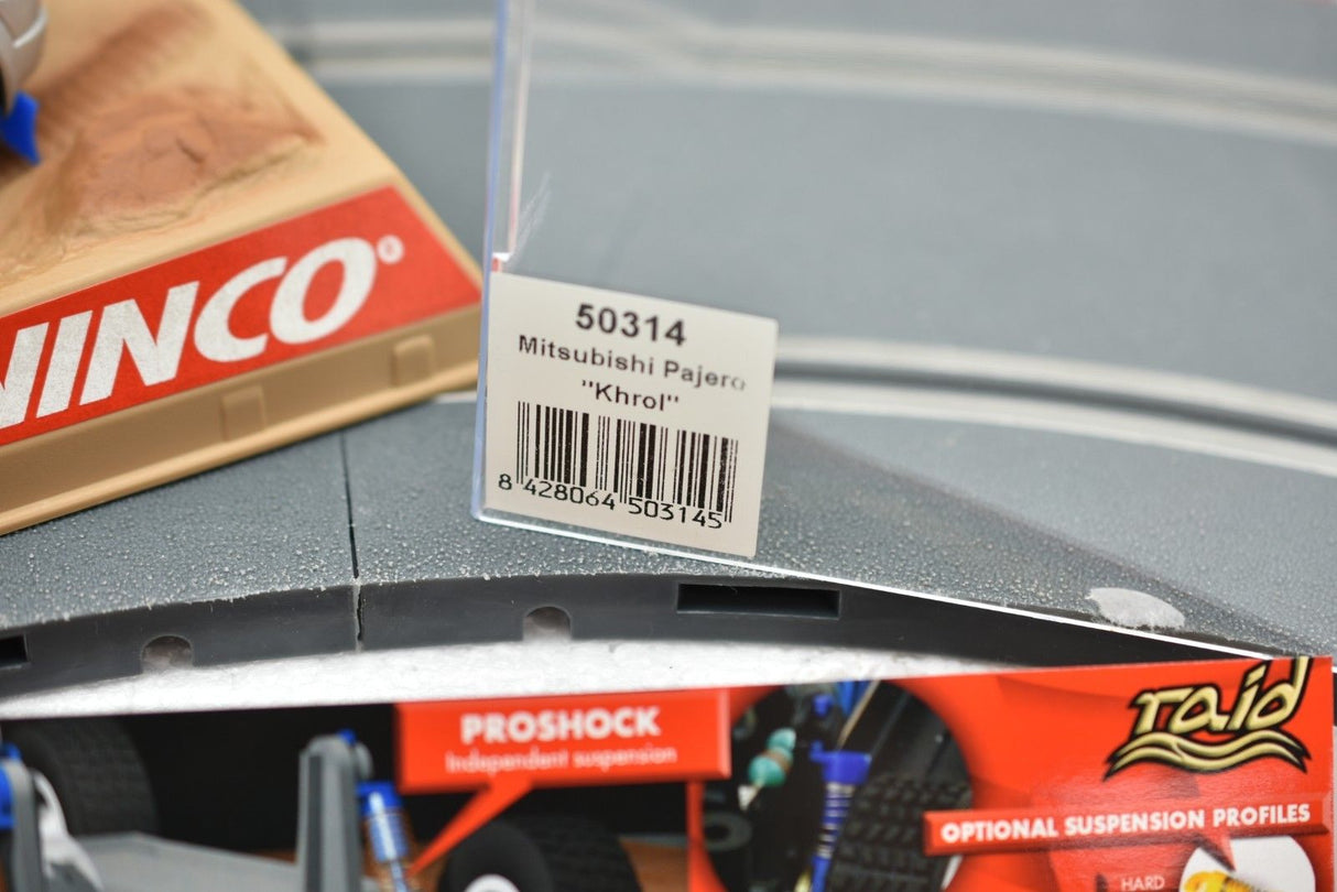 Product label for Mitsubishi Pajero "Khrol" model kit for Ninco 50314