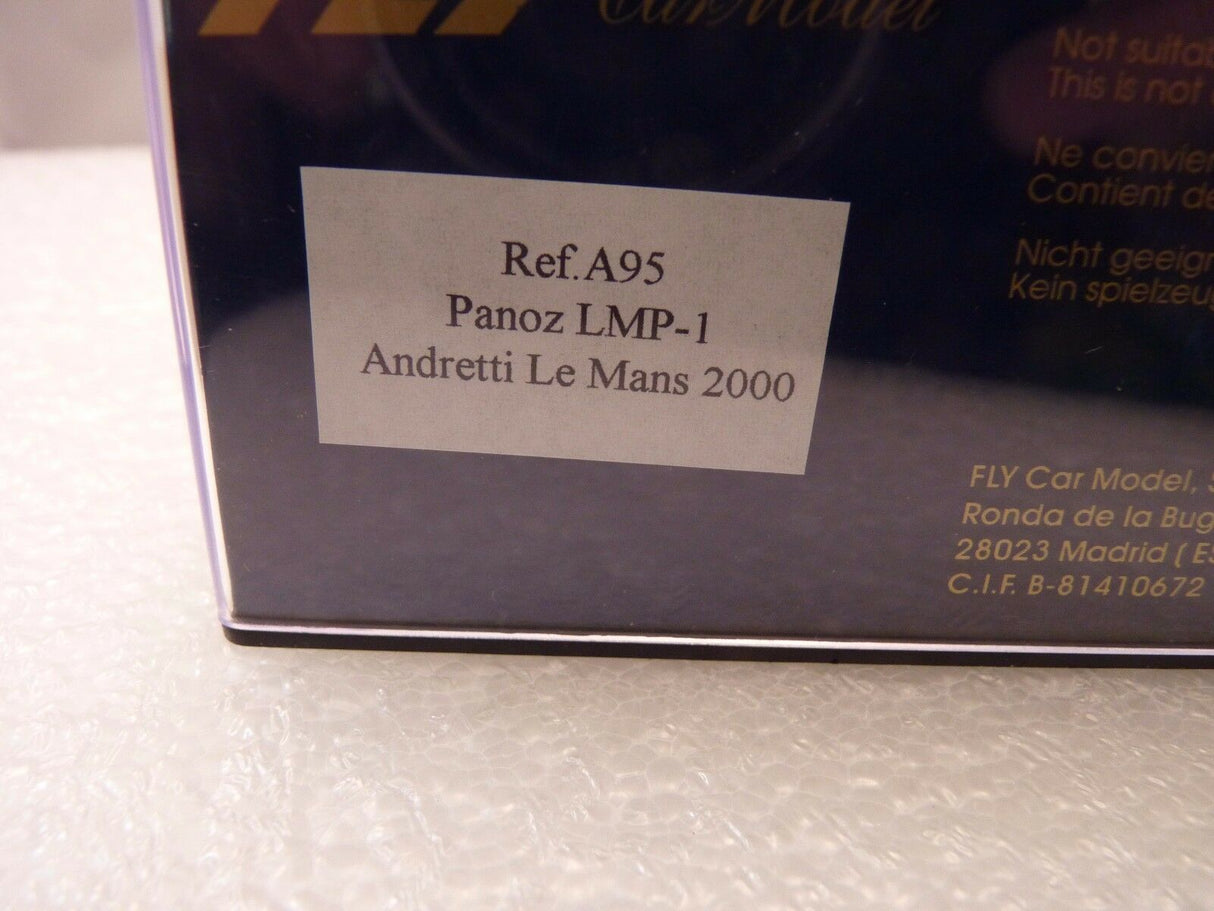 Model box art for Panoz LMP-1 Andretti Le Mans 2000, Ref. A95 for Fly Car