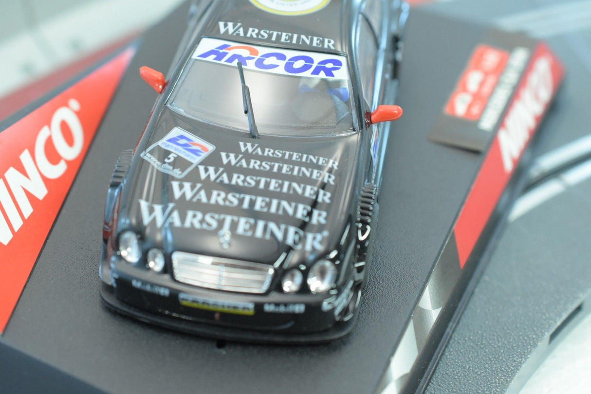 Slot car, Mercedes CDK DTM, on a display surface for ZZ Expired Kim Collection 50253