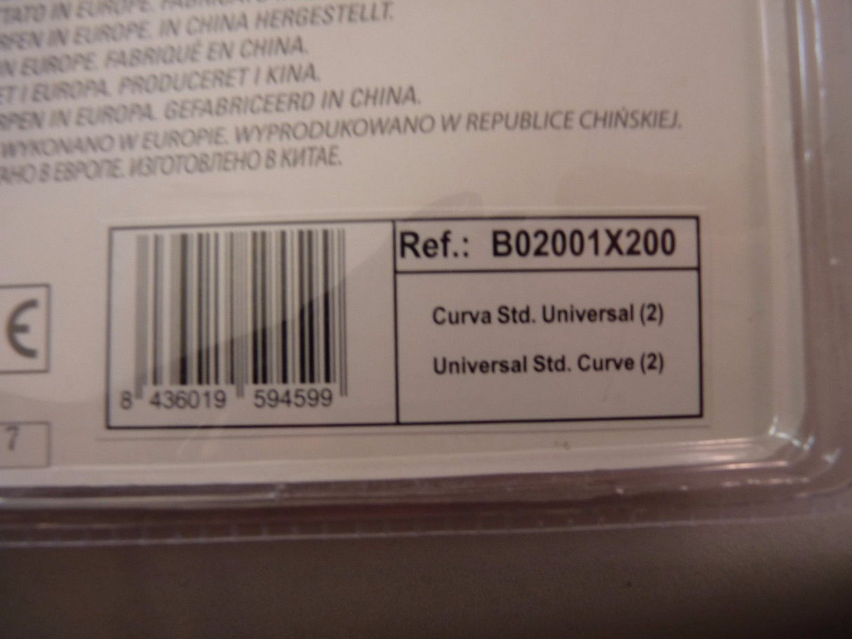 Barcode label for Standard Curve (X2) with reference B02001X200 for SCX