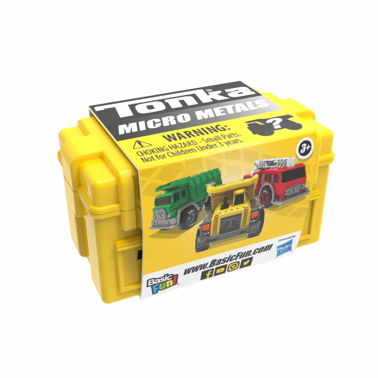 Toy set box featuring green and yellow construction vehicles for Schylling 6040