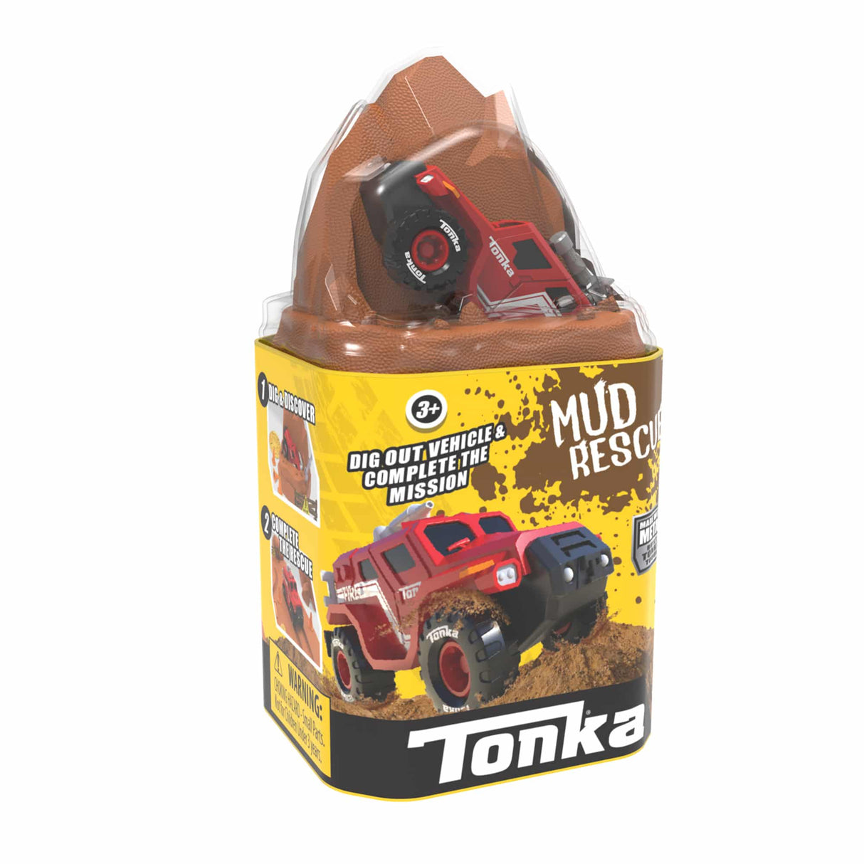 Toy set with vehicles for mud rescue play for Schylling 6050