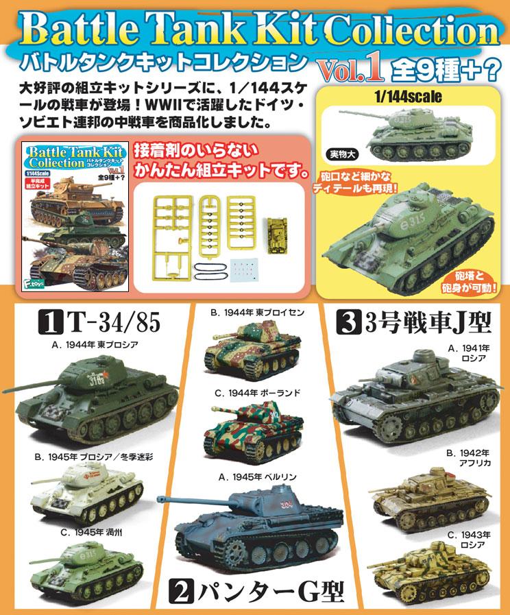 F-Toys Battle Tank Kit | 71117 | BCmini