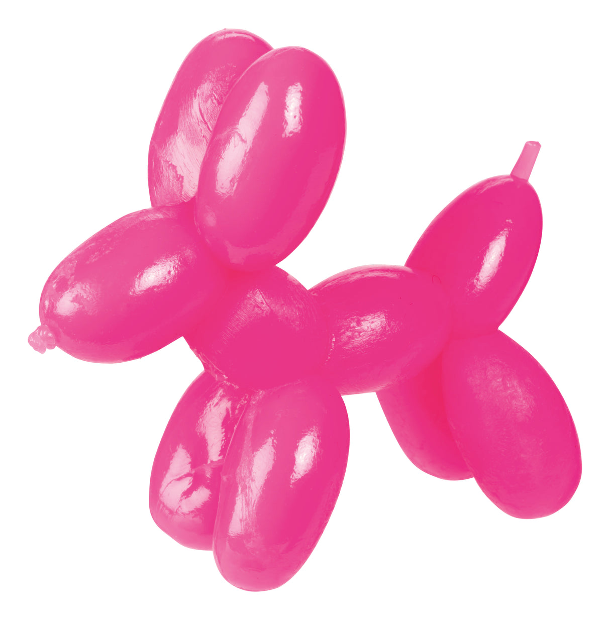 Pink balloon dog toy, inflatable play accessory for Toysmith 7186