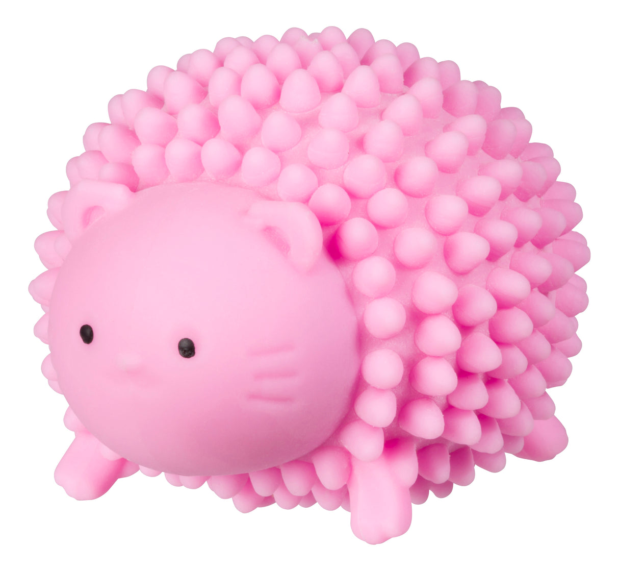 Pink hedgehog bath toy with textured body and smooth face for Toy Smith 7891