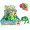 Squishy water beads in a box with a green frog toy for Faire WBSF