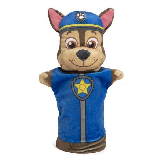 Chase hand puppet, a police dog character with a blue uniform for Melissa and Doug 33269